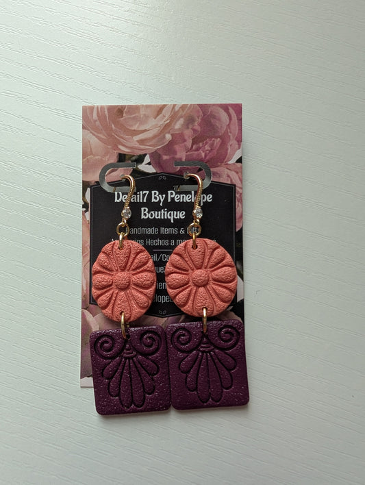 Flor Clay Earring