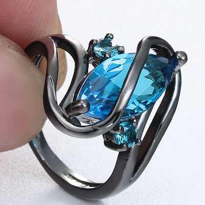 Horse eye Zirconia Ring