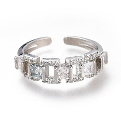 Chain Zirconia Ring