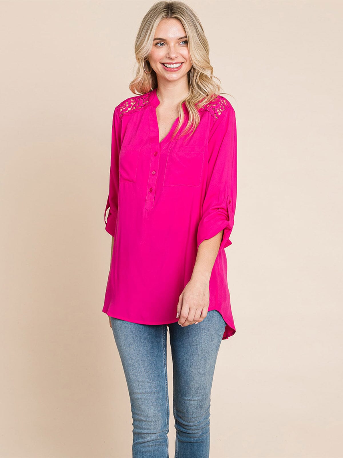 Long Sleeve V-Neck Shirt