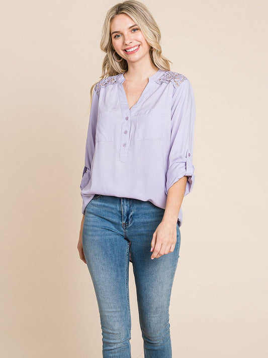 Long Sleeve V-Neck Shirt