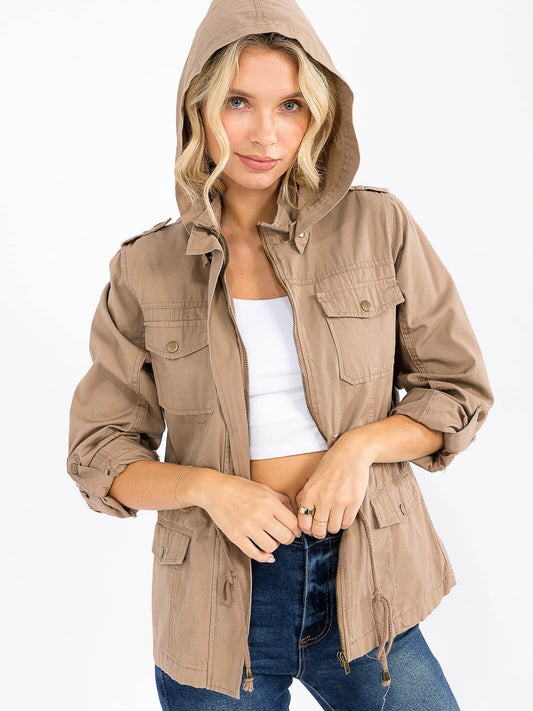 Long sleeve Zip up Jacket