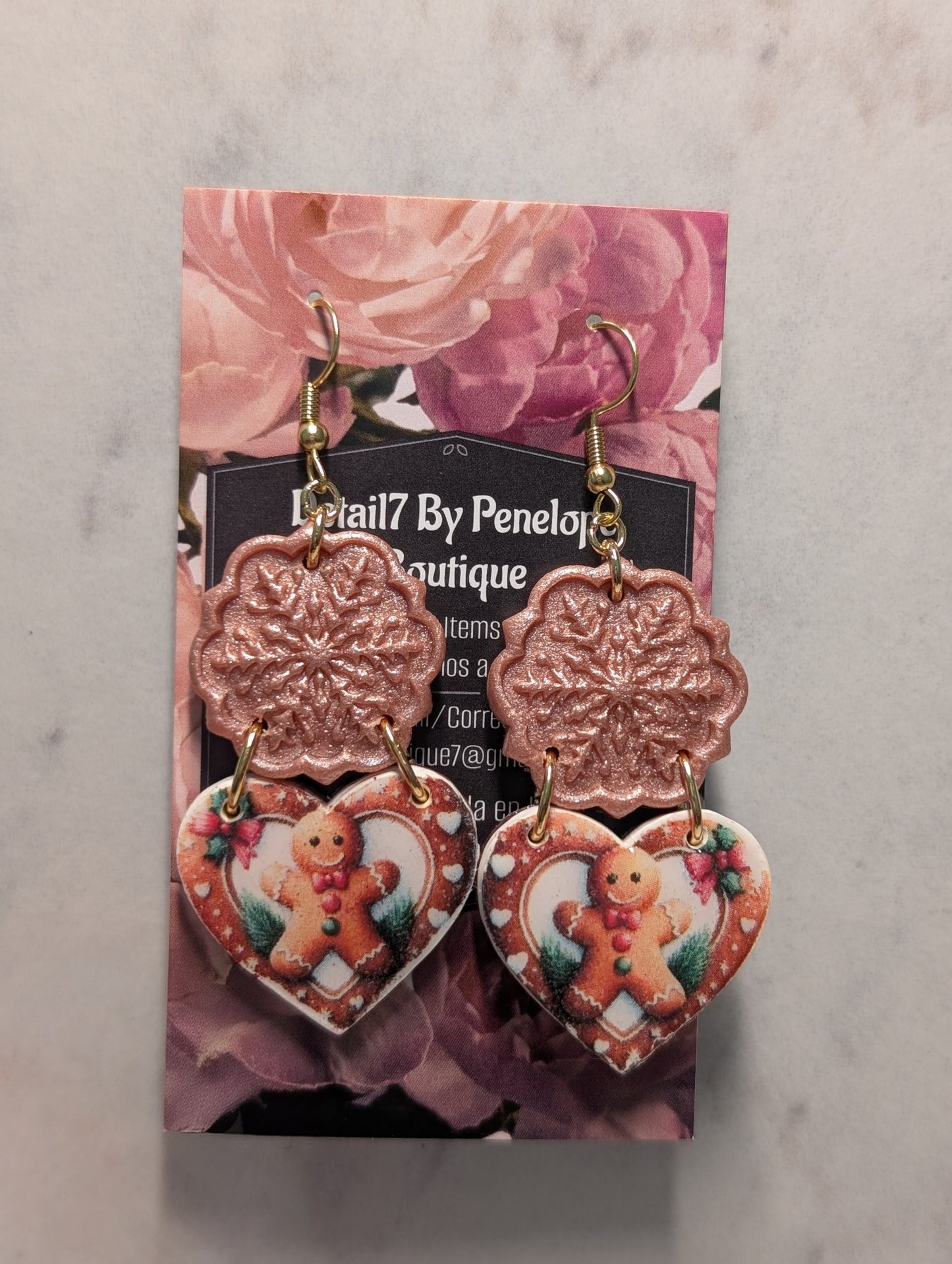 Ginger Cookie Earring