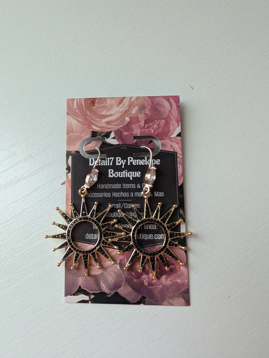 Black Sun  Earring