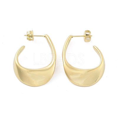 Teardrop Stud Twisted earring