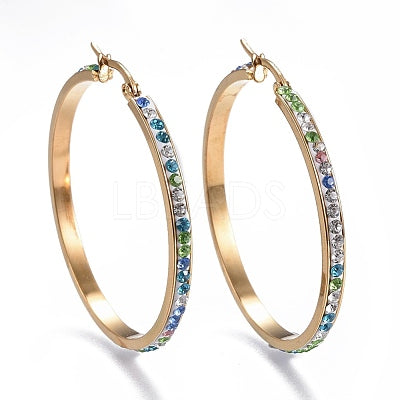 Rhinestone hoops