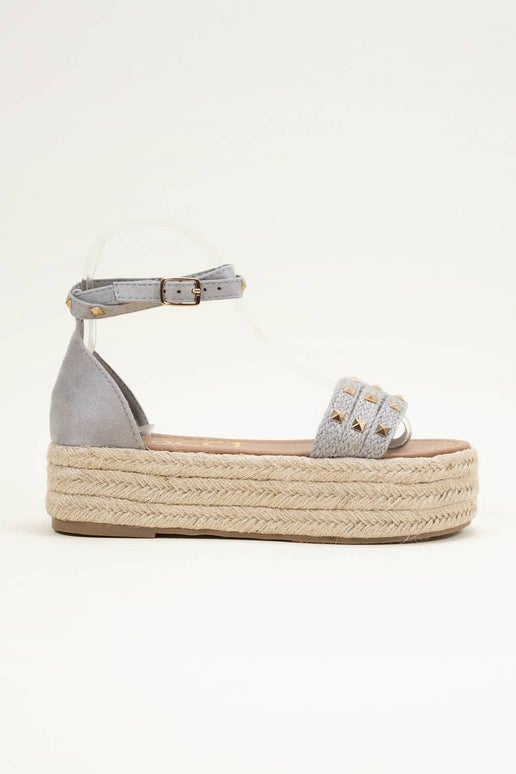ROCKSTUD STRAP PLATFORM WEDGE